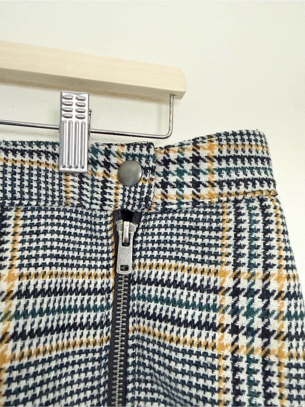 Abercrombie & Fitch Wool Blend A Line Skirt Sz L - Picture 5 of 9
